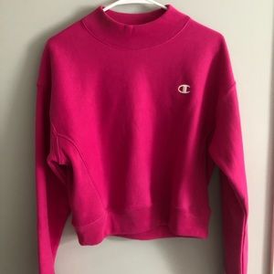 Champion Reverse weave mock neck crew neck